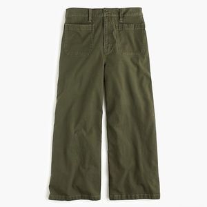Point Sur washed wide-leg crop pant